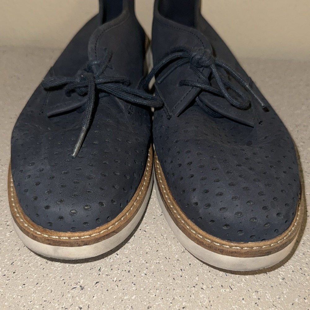 Clark’s‎ Women’s Artisan Navy Nubuck Glicks Resetta Shoes Size 8 - Picture 7 of 9